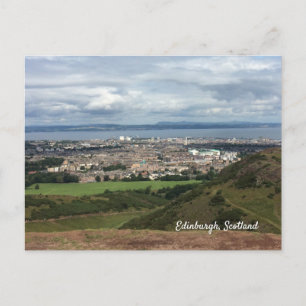 Blick auf Edinburgh von Arthurs Seat Postkarte
