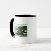 Blick auf ein chinesisches Fischerdorf Tasse (Vorderseite Links)