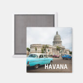 Blick auf ein Gebäude der Hauptstadt in Havanna, K Magnet (Vorderseite/Rückseite)