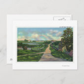 Blick auf eine alte Cape Cod Lane Postkarte (Vorne/Hinten)