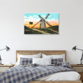 Blick auf eine alte Windmühle Leinwanddruck (Insitu (Schlafzimmer))