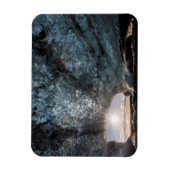 Blick auf eine Eishöhle, Island Magnet (Vertikal)