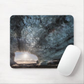 Blick auf eine Eishöhle, Island Mousepad (Mit Mouse)