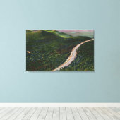 Blick auf eine Steile Stufe auf Gedenkstätte Leinwanddruck (Insitu (Holzboden))