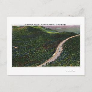 Blick auf eine Steile Stufe auf Gedenkstätte Postkarte