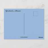 Blick auf eine Straße in Gjirokaster Albanien Post Postkarte (Rückseite)