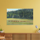 Blick auf eine Wildweide-Packung Leinwanddruck (Insitu (Wohnzimmer))