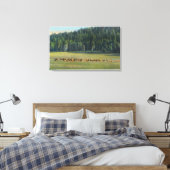 Blick auf eine Wildweide-Packung Leinwanddruck (Insitu (Schlafzimmer))