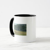 Blick auf eine Wildweide-Packung Tasse (Vorderseite Links)