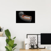Blick auf einen angioplatösen Ballon in einer Arte Poster (Heimbüro)