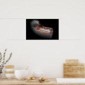 Blick auf einen angioplatösen Ballon in einer Arte Poster (Küche)