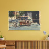 Blick auf einen "Old Papeete"-Motor Leinwanddruck (Insitu (Wohnzimmer))