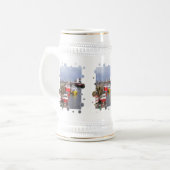 BLICK AUF ENGLAND BIERGLAS (Vorderseite Links)