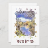 BLICK AUF ENGLAND EINLADUNG (Vorne/Hinten)