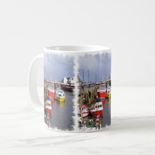 BLICK AUF ENGLAND KAFFEETASSE (Vorderseite Links)