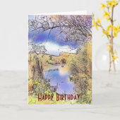 BLICK AUF ENGLAND KARTE (Gelbe Blume)