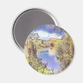 BLICK AUF ENGLAND MAGNET (Vorderseite/Rückseite)