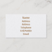 BLICK AUF ENGLAND VISITENKARTE (Rückseite)