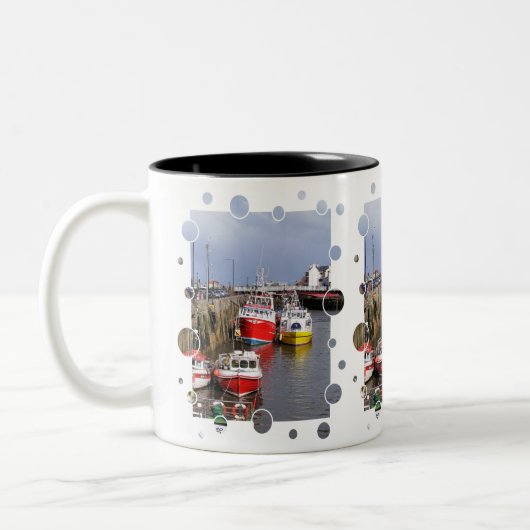 BLICK AUF ENGLAND ZWEIFARBIGE TASSE (Links)