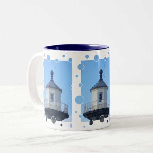 BLICK AUF ENGLAND ZWEIFARBIGE TASSE (Vorderseite Links)