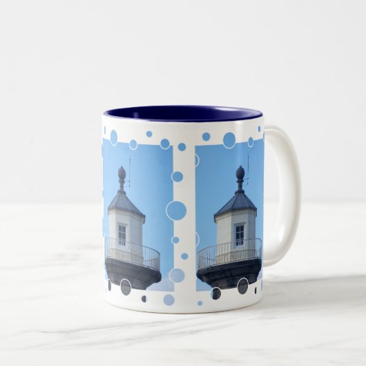 BLICK AUF ENGLAND ZWEIFARBIGE TASSE (VorderseiteRechts)