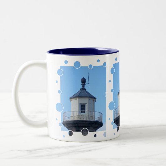 BLICK AUF ENGLAND ZWEIFARBIGE TASSE (Links)