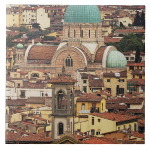 Blick auf Florenz, Italien vom Piazza Fliese