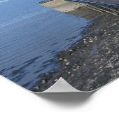 Blick auf Forth von Blackness Castle, Schottland Poster (Ecke)