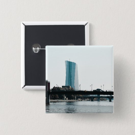 Blick auf Frankfurt Button (Vorne & Hinten)