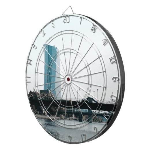 Blick auf Frankfurt Dartscheibe (Vorderseite rechts)