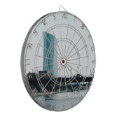 Blick auf Frankfurt Dartscheibe (Vorderseite Links)