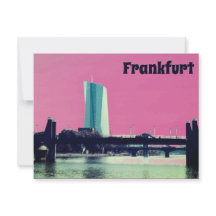 Blick auf Frankfurt & Pink Sky