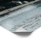 Blick auf Frankfurt Poster (Ecke)