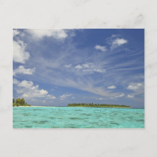 Blick auf Funadoo Island von Funadovilligilli 3 Postkarte