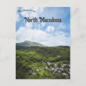 Blick auf Gari Debar Nordmakedonien Postkarte (Vorderseite)