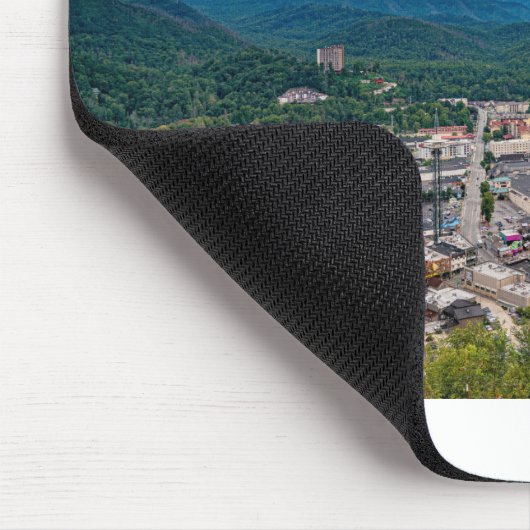 Blick auf Gatlinburg Tennessee Smokygebirge Mousepad (Ecke)