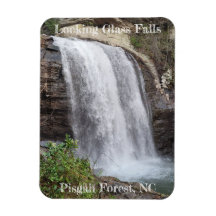 Blick auf Glasfälle