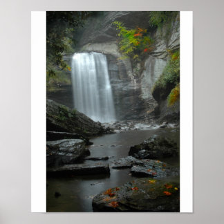 Blick auf Glasfälle Poster