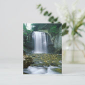 Blick auf Glasfälle Postkarte (Stehend Vorderseite)