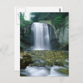 Blick auf Glasfälle Postkarte (Vorne/Hinten)