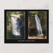 Blick auf Glass Falls und Courthouse Falls Postcar Postkarte (Vorderseite)