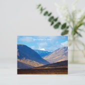 Blick auf Glen Etive, Schottland Postkarte (Stehend Vorderseite)