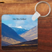 Blick auf Glen Etive, Scotland Keyring Schlüsselanhänger (Rückseite)