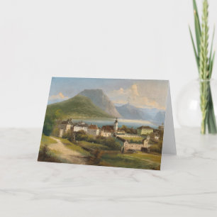 Blick auf Gmunden   Johann Wilhelm Jankowsky Karte