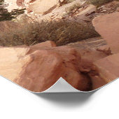 Blick auf Grand Canyon vom South Kaibab Trail Poster (Ecke)