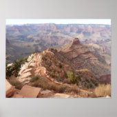 Blick auf Grand Canyon vom South Kaibab Trail Poster (Vorne)