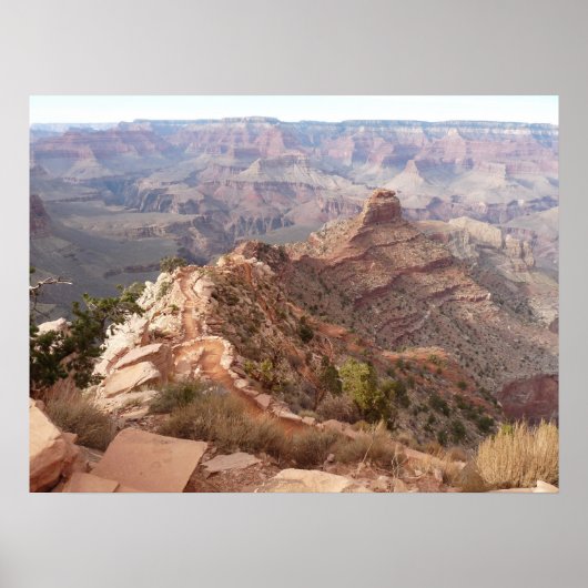 Blick auf Grand Canyon vom South Kaibab Trail Poster (Vorne)