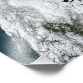 Blick auf Grönland und den Arktischen Ozean Fotodruck (Ecke)