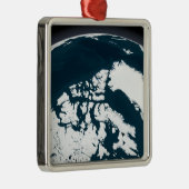 Blick auf Grönland und den Arktischen Ozean Silbernes Ornament (Rechts)
