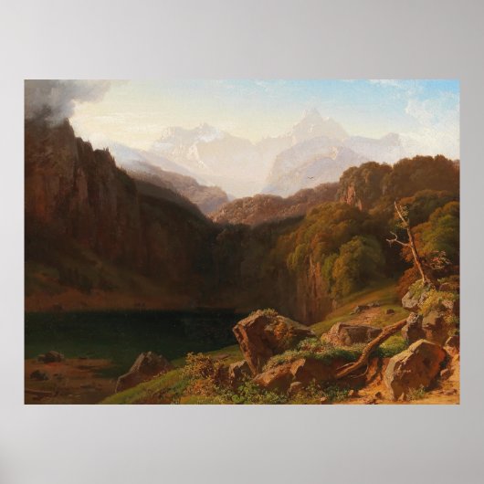 Blick auf Großglockner von Kals Poster (Vorne)